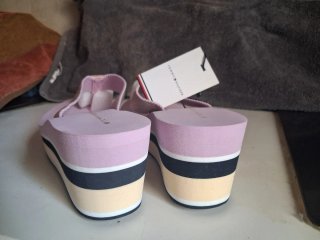 Sandalias Tommy Hilfiger plataforma multicolor