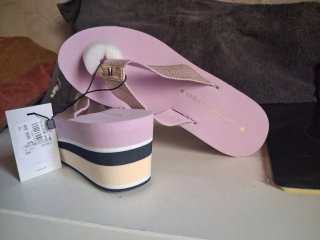 Sandalias Tommy Hilfiger plataforma multicolor