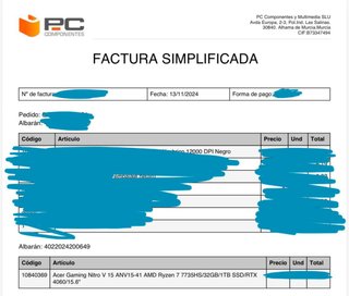 Acer Nitro V15 Portátil. CON GARANTÍA