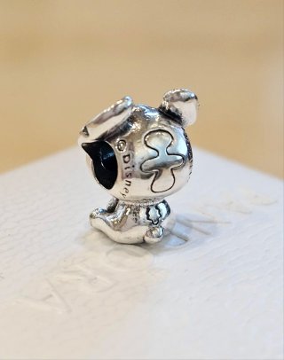Charm Pandora Stitch Disney Plata
