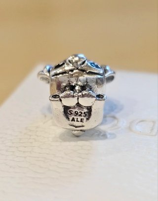 Charm Pandora Stitch Disney Plata