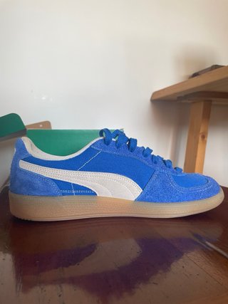 Zapatillas Puma Palermo Azul/Blanco