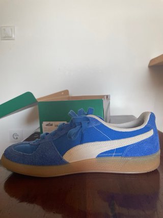 Zapatillas Puma Palermo Azul/Blanco