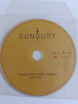 CD Bunbury - Cualquier Tiempo Pasado...