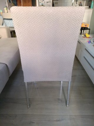 Juego 4 Sillas de comedor con funda de tela