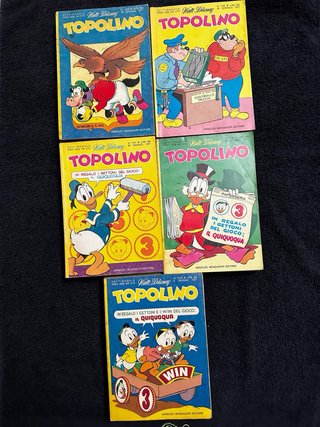 Lotto 10 Fumetti "Topolino" (Anno 1977) -