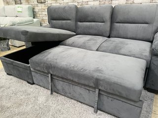 Sofá Cama Gris Tela
