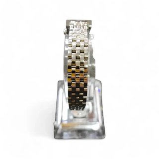 RELOJ DE MUJER GUCCI 127.5  PLATEADO ESFERA NEGRA Y DIAMANTE