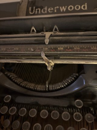Máquina de escribir Underwood coleccionista
