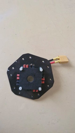 Chasis Fibra Carbono Dron Hexagonal