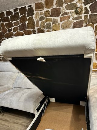 Sofá XL Eléctrico con Chaise Longue y Arcón