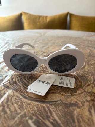 Gafas de sol O.M. VISION blancas y doradas