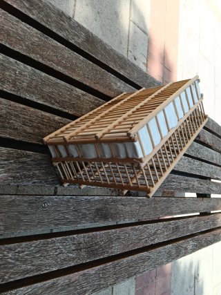 Jaula Silvestrismo Plana Madera