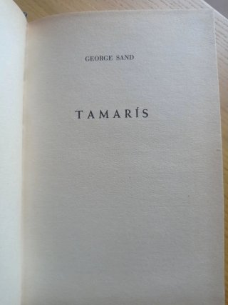 Tamarís, de George Sand