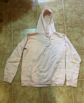 Sudadera rosa con capucha