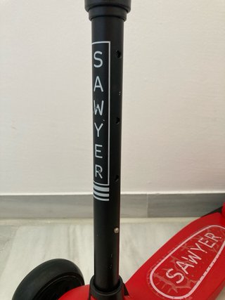 Patinete infantil Sawyer 3 ruedas rojo