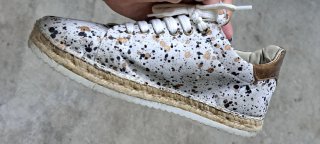 Zapatos Aedo efecto gotas de pintura