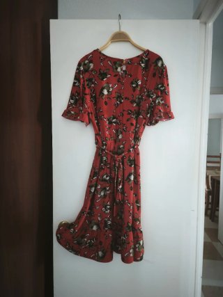 Vestido estampado floral verano