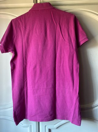 Polo Ralph Lauren Rosa con Logo Verde