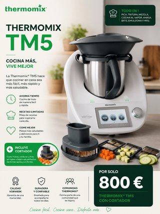 Thermomix TM5 con cortador