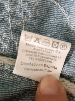 Chaleco vaquero bordado