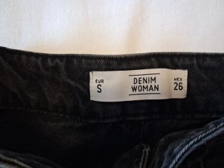 Minisaia ganga cinza Lefties Y2K