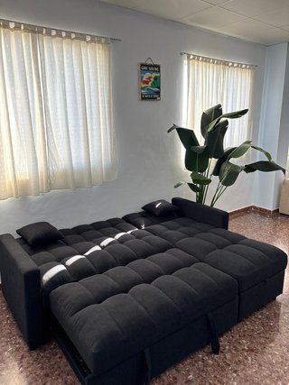Sofá cama chaise longue con almacenaje CHOLLO!