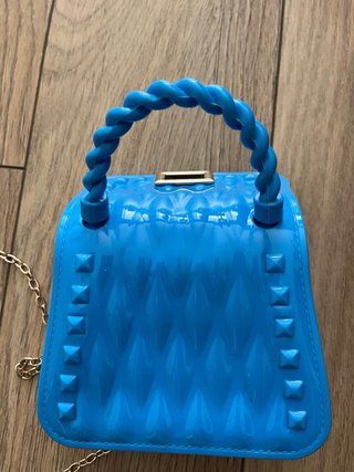 Bolso de mano azul