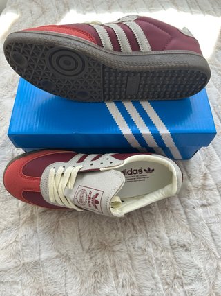 Adidas Samba OG Beige/Rojo Talla 38