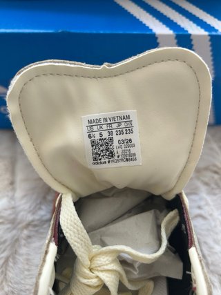 Adidas Samba OG Beige/Rojo Talla 38