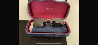 Occhiali Gucci Originali Oro Grigio