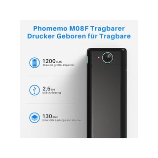 Phomemo M08F impresora portátil térmica