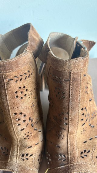 Sandalias Alpe Tacon Cuero Marrón Talla 37