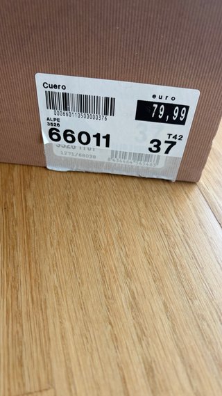 Sandalias Alpe Tacon Cuero Marrón Talla 37