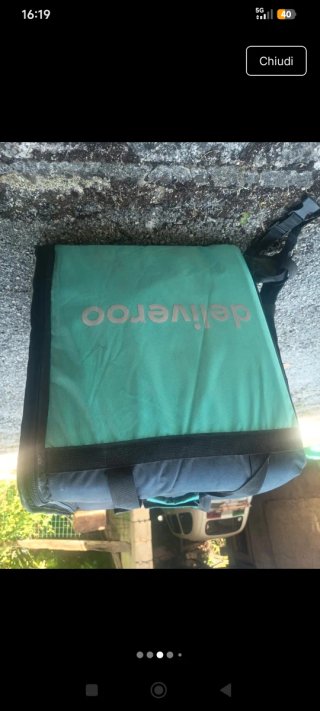 Borsa termica Deliveroo grigia