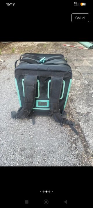 Borsa termica Deliveroo grigia