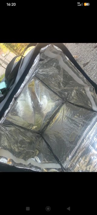 Borsa termica Deliveroo grigia