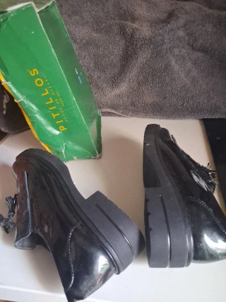 Zapatos Pitillos Negros Talla 38