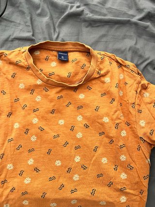 Camiseta Springfield Naranja Talla XL