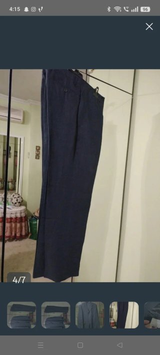 Traje de hombre azul talla 52