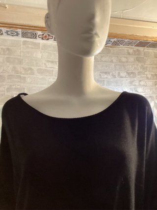 Vestido Bodyflirt Negro Punto XL-XXXL Fruncido