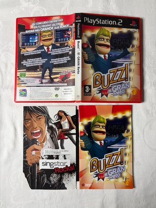 Buzz! El Gran Reto PS2 [NO Juego]