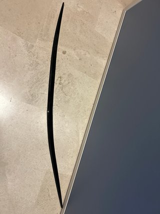 Alerón de Goma Negro