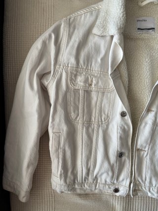 Chaqueta vaquera Bershka borrego Talla XS