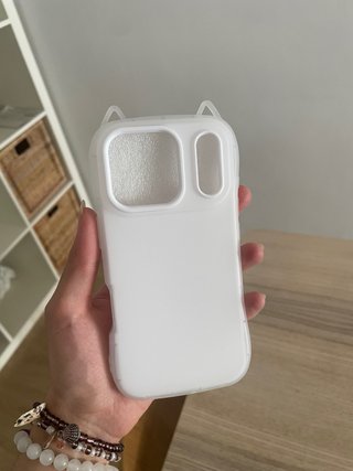 Funda iPhone 17 Pro - Diseño Orejas Gato