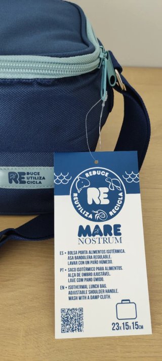 Bolsa isotérmica azul