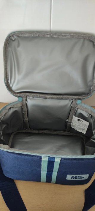 Bolsa isotérmica azul