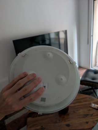 Lámpara de techo redonda