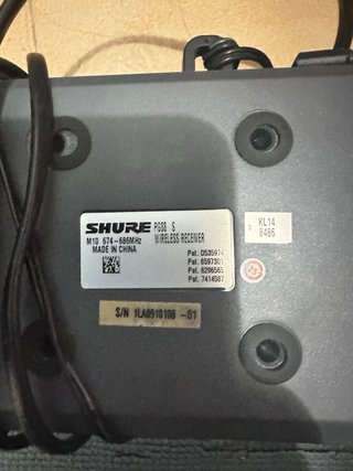 Receptor Shure PG88 Doble