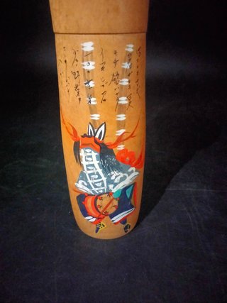 3 KOKESHI. LEGNO. GIAPPONE-28-24cm. FIRMATO-1926-1989